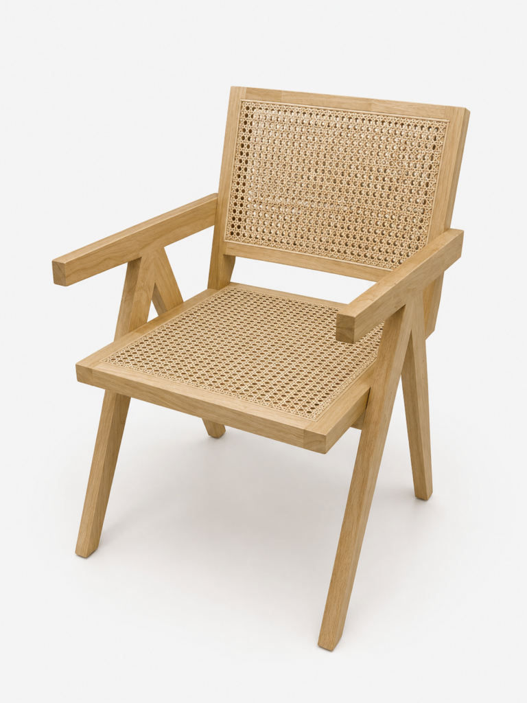 Rattan karfás szék