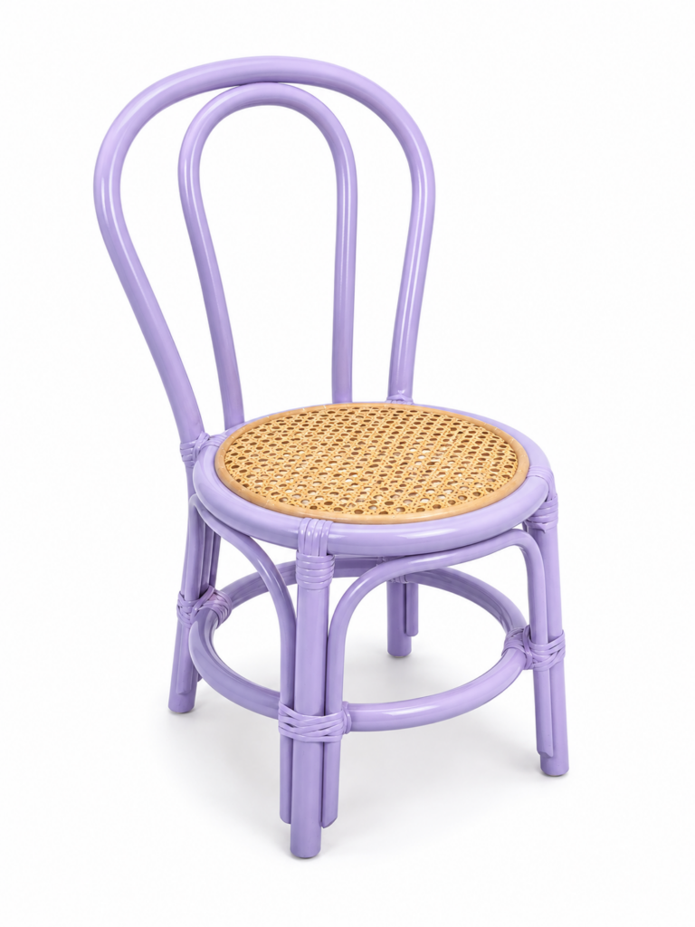 Rattan levendula gyerekszék